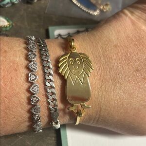 Gold Pendant Bracelet - Whimsy Guy‎